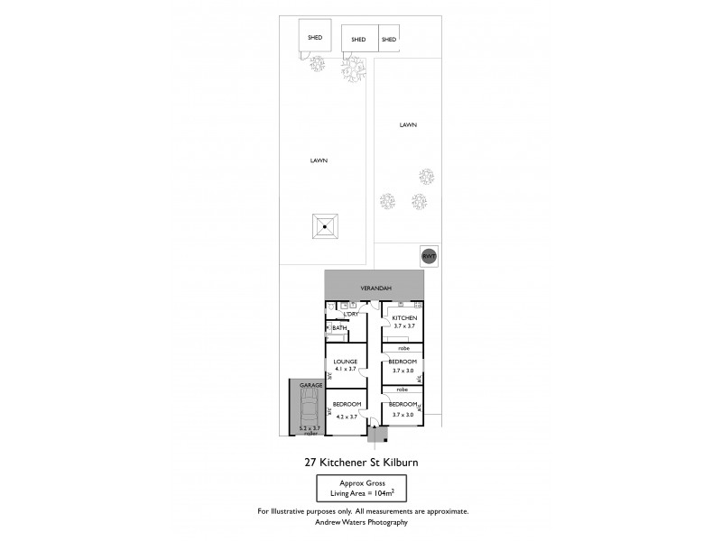 27 Kitchener Street, Kilburn SA 5084 Floorplan