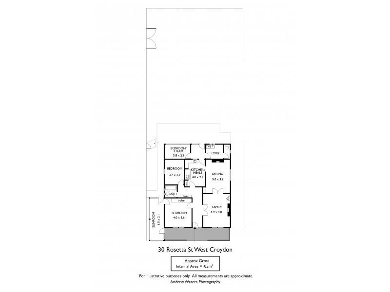 30 Rosetta Street, West Croydon SA 5008 Floorplan