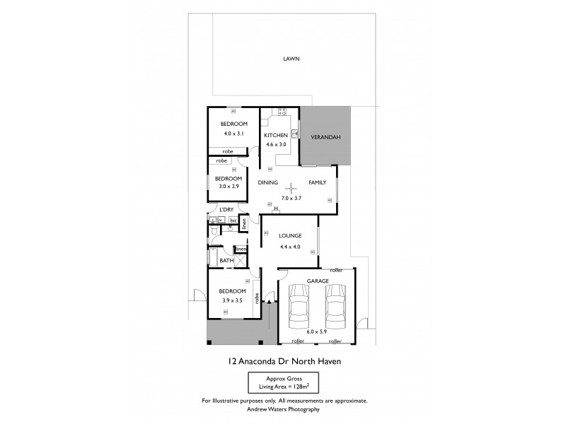 12 Anaconda Drive, North Haven SA 5018 Floorplan