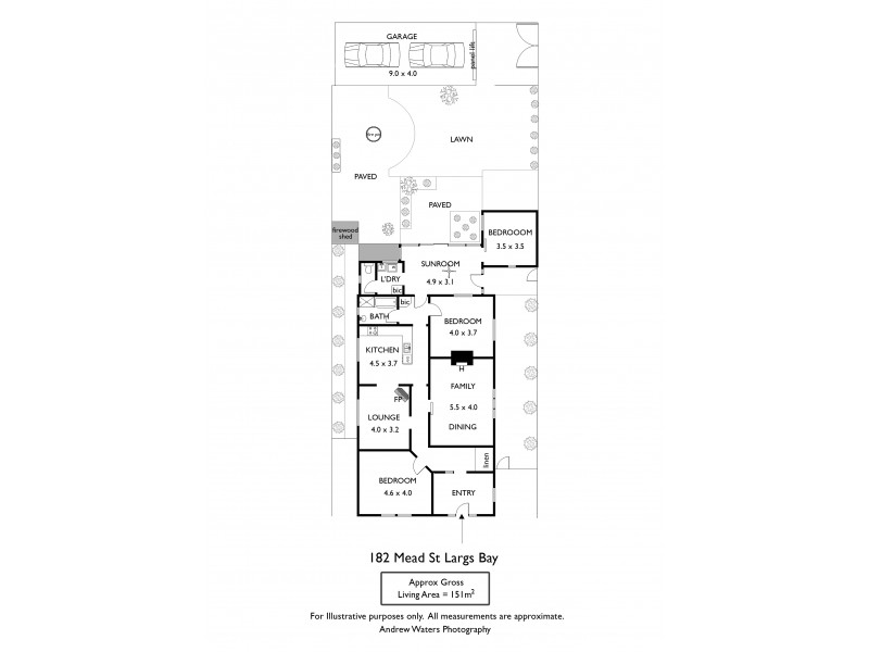 182 Mead Street, Largs Bay SA 5016 Floorplan