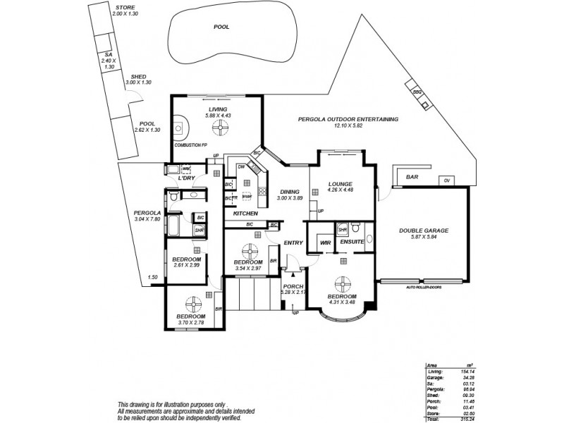 17 Gordon Luxton Drive, North Haven SA 5018 Floorplan