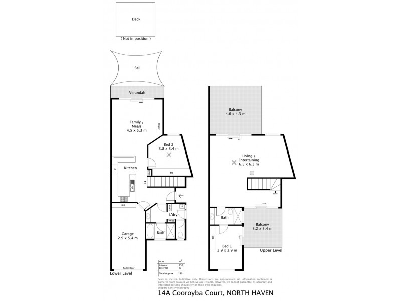 14A Cooroyba Court, North Haven SA 5018 Floorplan