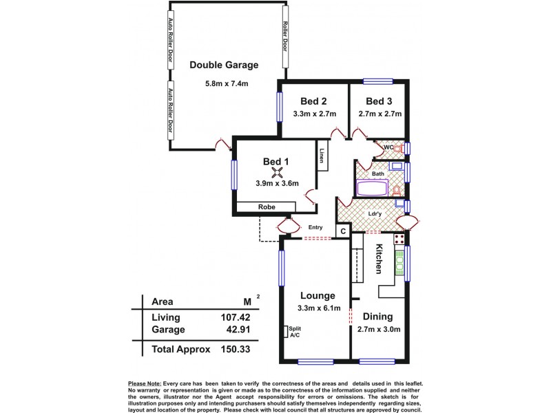 7 Freshwater Road, Semaphore SA 5019 Floorplan