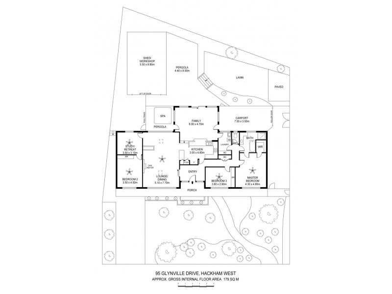 95 Glynville Drive, Hackham West SA 5163 Floorplan