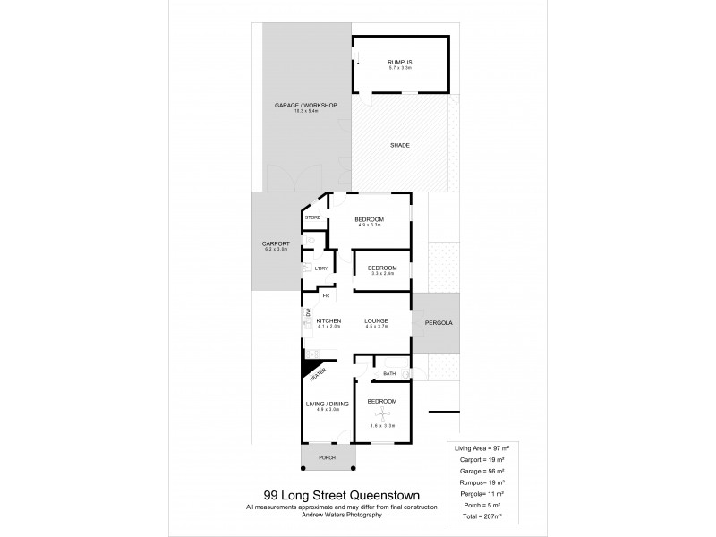 99 Long Street, Queenstown SA 5014 Floorplan