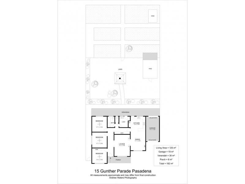 15 Gunther Parade, Pasadena SA 5042 Floorplan