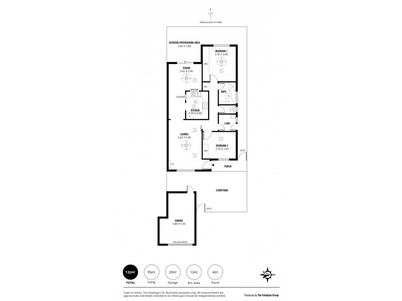 2/7 Moorea Court, West Lakes SA 5021 Floorplan