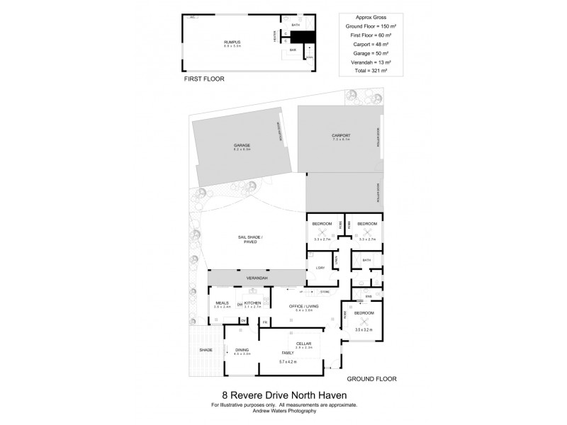 8 Revere Drive, North Haven SA 5018 Floorplan