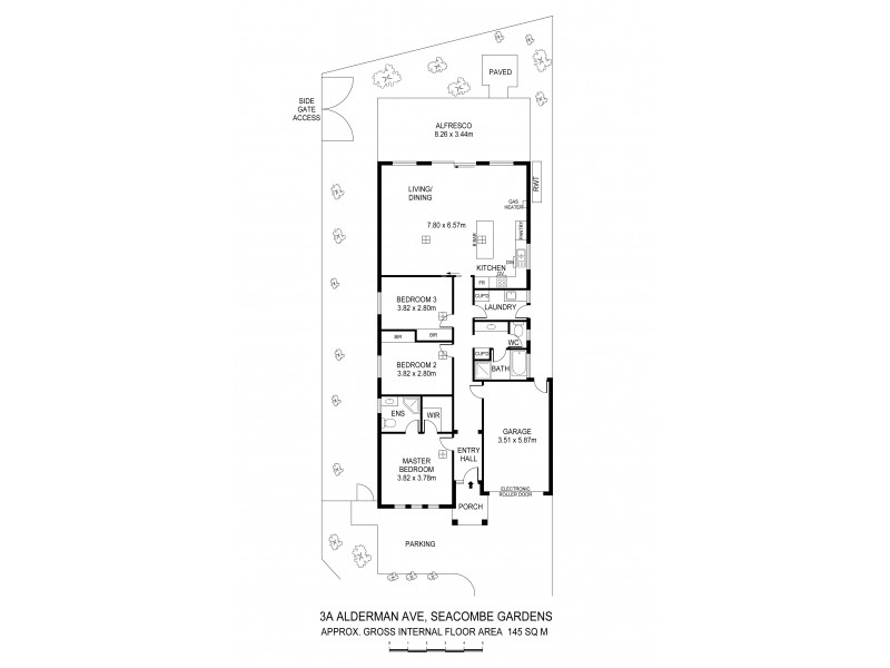 3A Alderman Avenue, Seacombe Gardens SA 5047 Floorplan