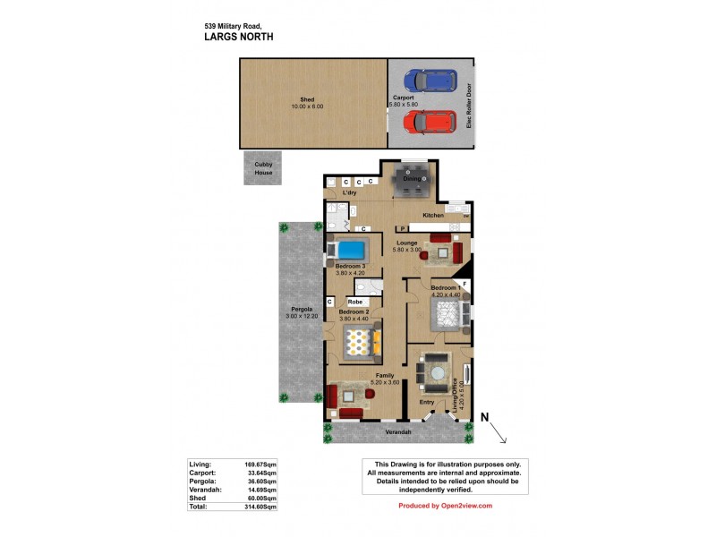 539 Military Road, Largs North SA 5016 Floorplan