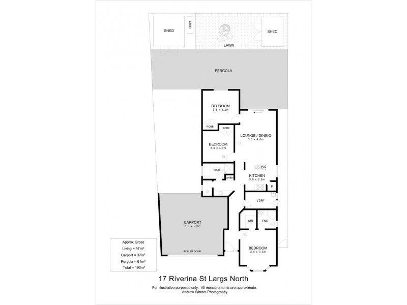 17 Riverina Street, Largs North SA 5016 Floorplan