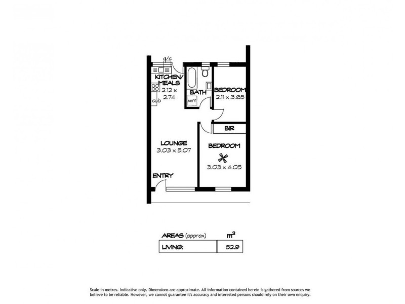 5/4 Barry Street, Henley Beach SA 5022 Floorplan