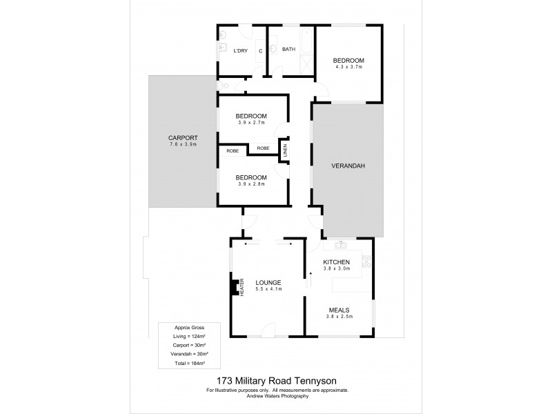 173 Military Road, Tennyson SA 5022 Floorplan