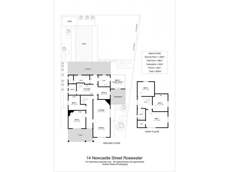 14 Newcastle Street, Rosewater SA 5013 Floorplan