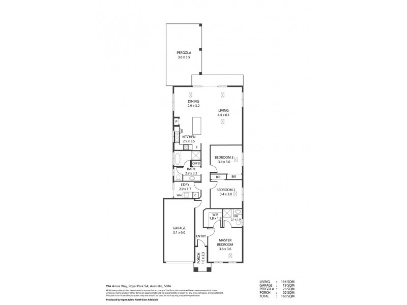 19A Amos Way, Royal Park SA 5014 Floorplan