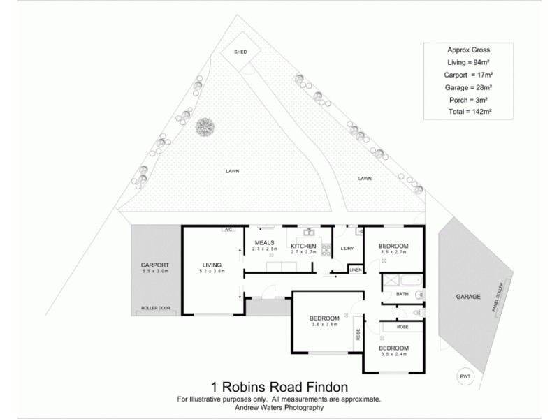 1 Robins Avenue, Findon SA 5023 Floorplan