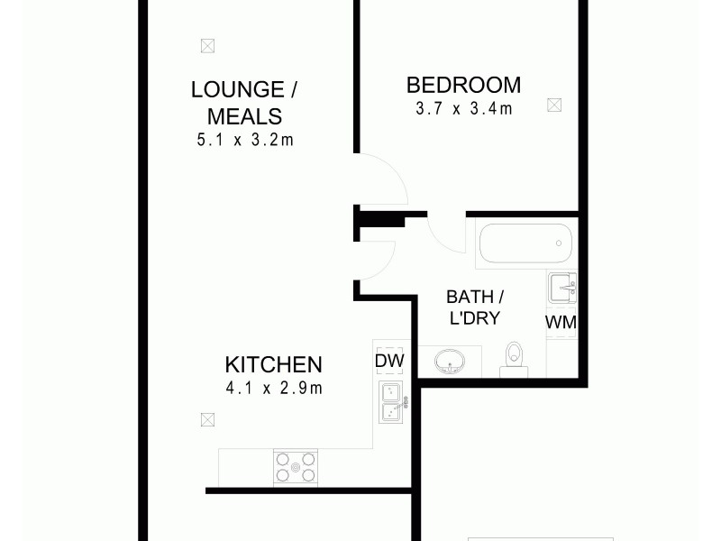 503/39 Grenfell Street, Adelaide SA 5000 Floorplan