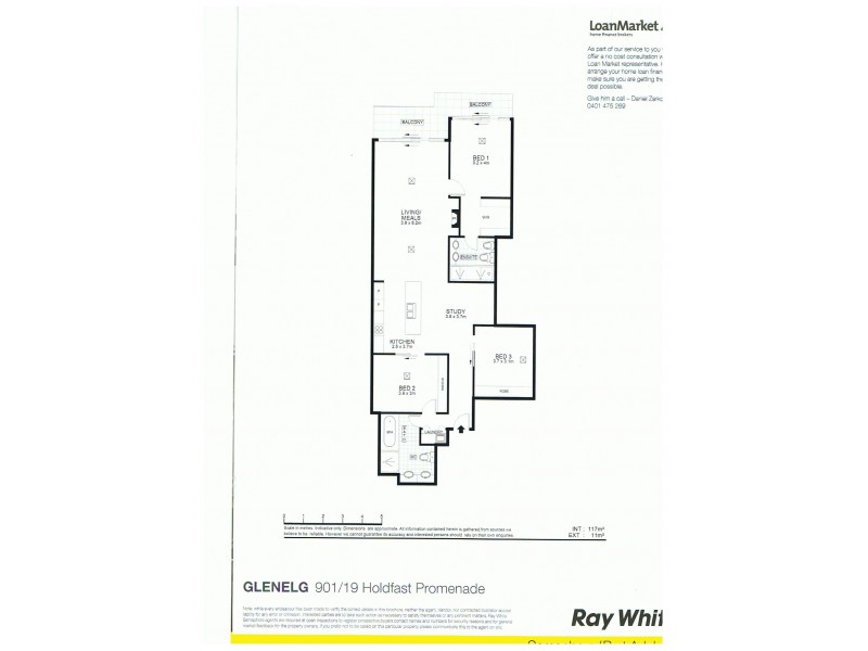 901/19 Holdfast Promenade, Glenelg SA 5045 Floorplan