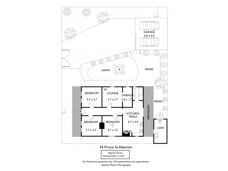 54 Prince Street, Alberton SA 5014 Floorplan