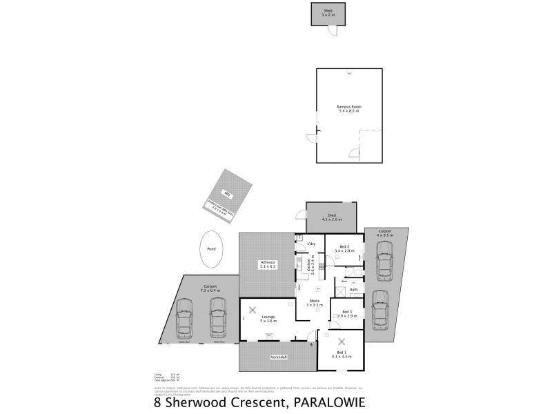 8 Sherwood Crescent, Paralowie SA 5108 Floorplan