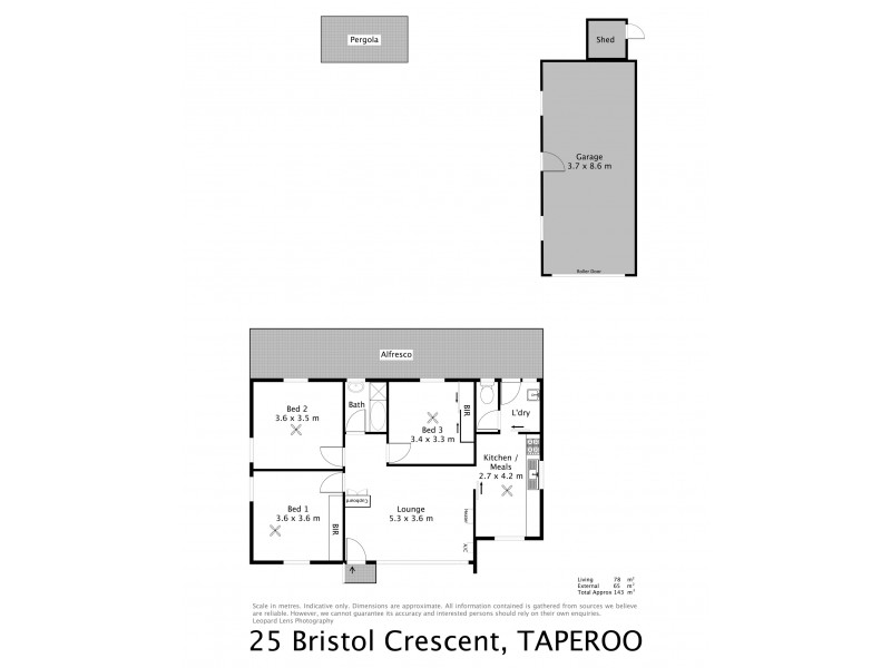 25 Bristol Crescent, Taperoo SA 5017 Floorplan