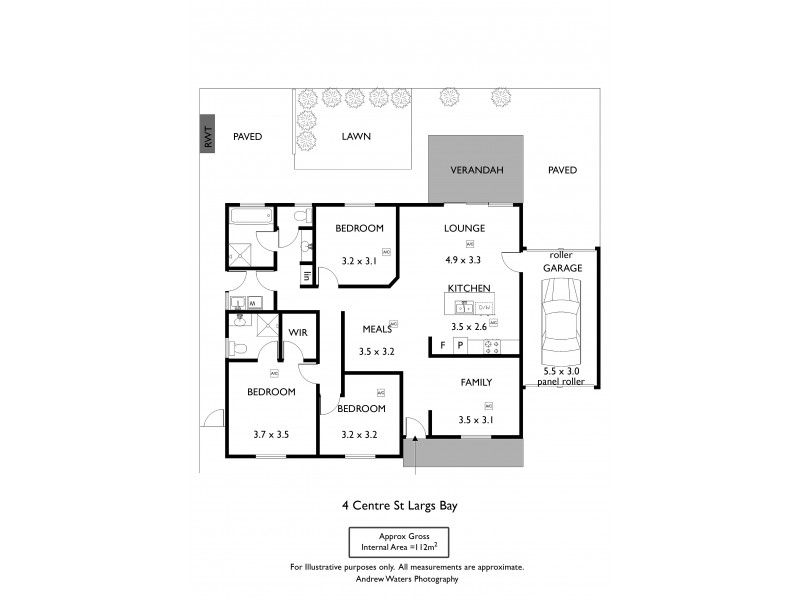 4 Centre Street, Largs Bay SA 5016 Floorplan