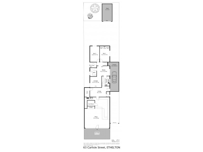 63 Carlisle Street, Ethelton SA 5015 Floorplan