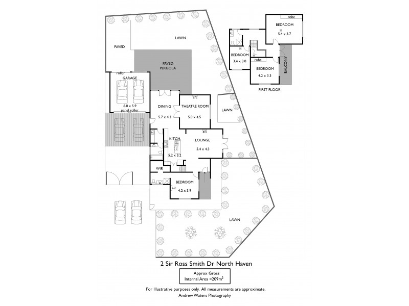 2 Sir Ross Smith Drive, North Haven SA 5018 Floorplan