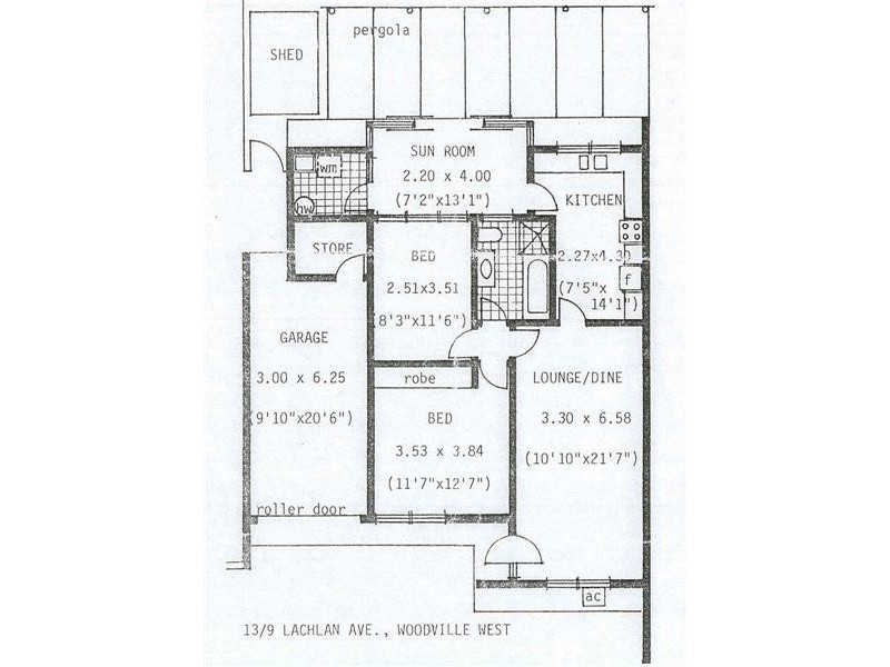 13/9 Lachlan avenue, Woodville West SA 5011 Floorplan