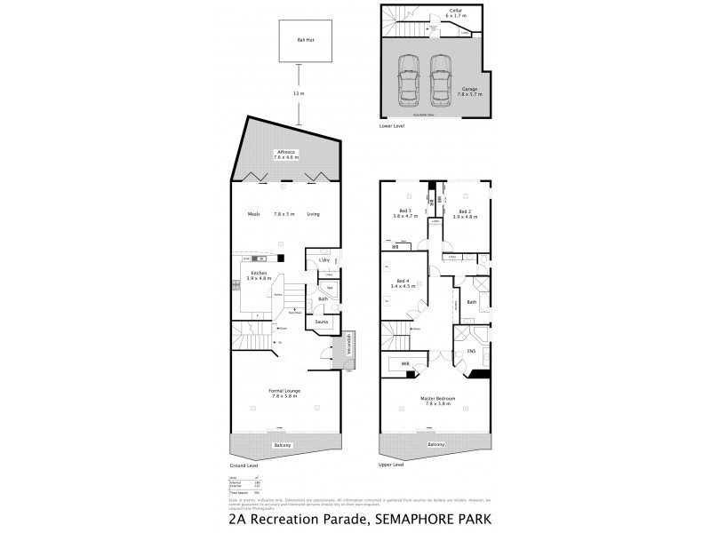 2A Recreation Parade, Semaphore Park SA 5019 Floorplan