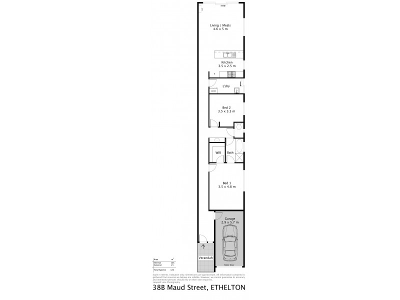 38B Maud Street, Ethelton SA 5015 Floorplan