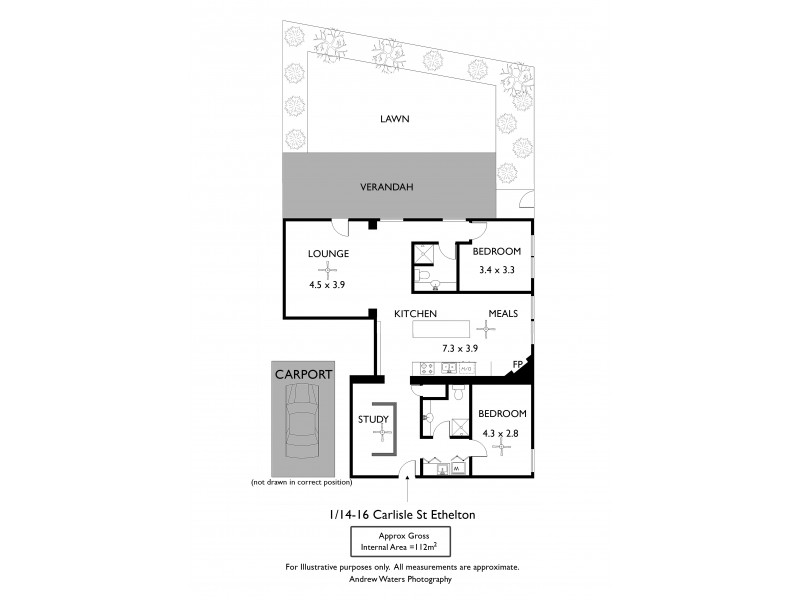 1/14-16 Carlisle Street, Ethelton SA 5015 Floorplan