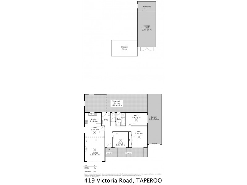 419 Victoria Road, Taperoo SA 5017 Floorplan