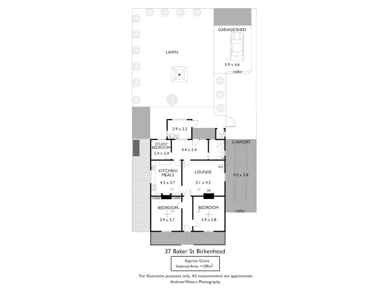 37 Baker Street, Birkenhead SA 5015 Floorplan