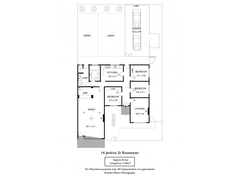 14 Jenkins Street, Rosewater SA 5013 Floorplan