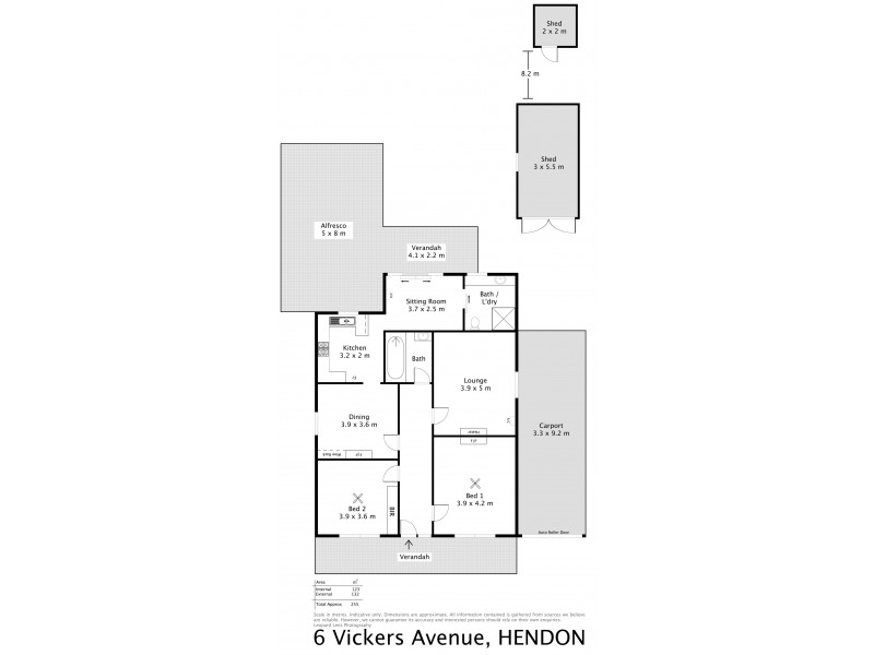 6 Vickers Avenue, Hendon SA 5014 Floorplan