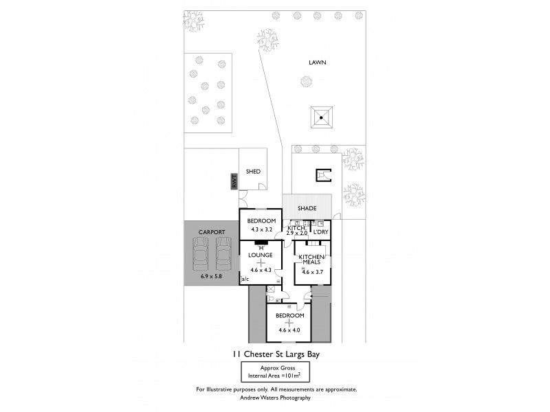11 Chester Street, Largs Bay SA 5016 Floorplan