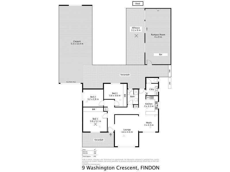 9 Washington Crescent, Findon SA 5023 Floorplan