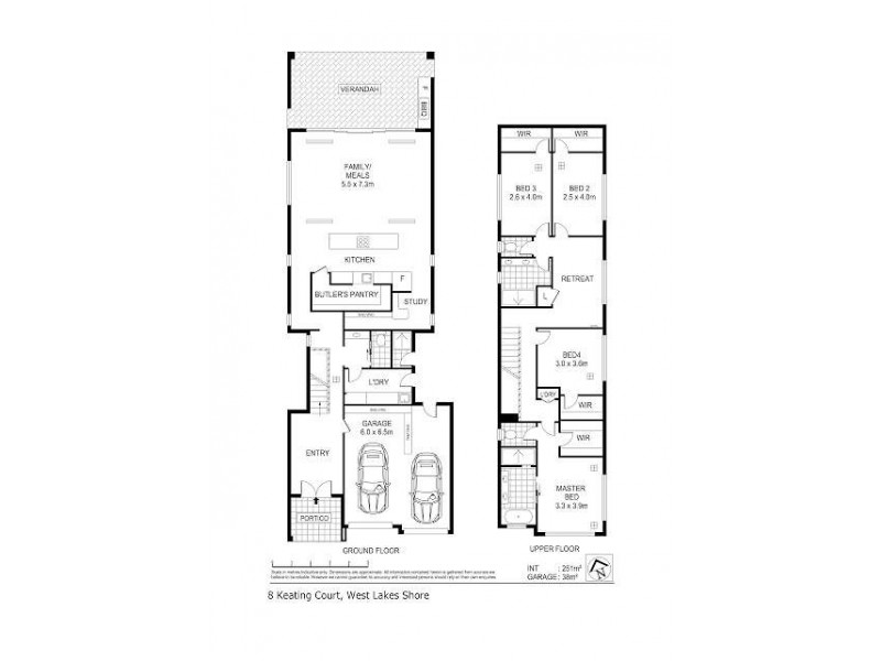 8 Keating Court, West Lakes Shore SA 5020 Floorplan