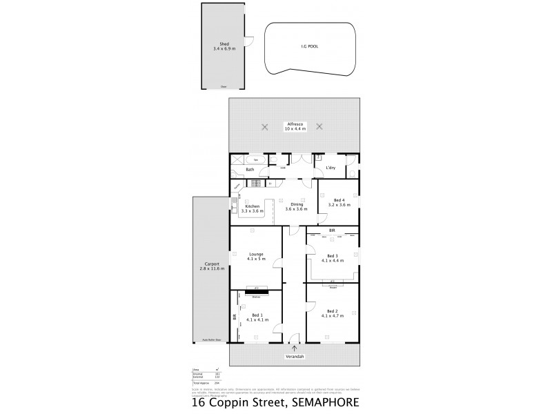 16 Coppin Street, Semaphore SA 5019 Floorplan