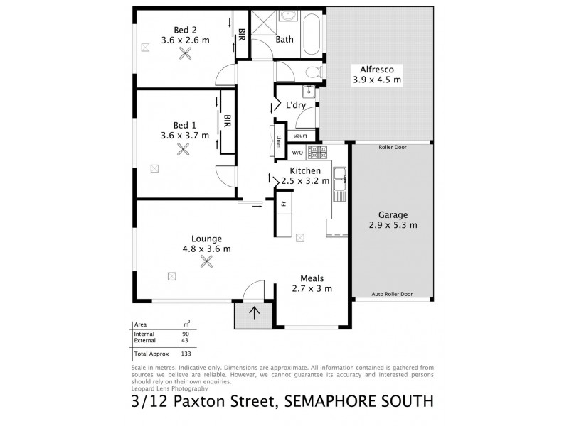 3/12 Paxton Street, Semaphore South SA 5019 Floorplan
