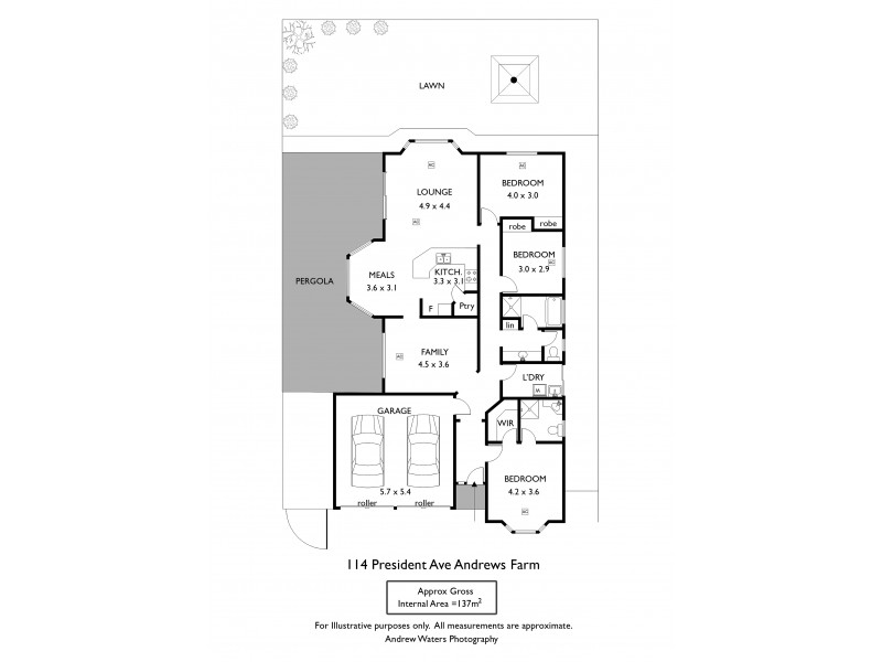 114 President Avenue, Andrews Farm SA 5114 Floorplan