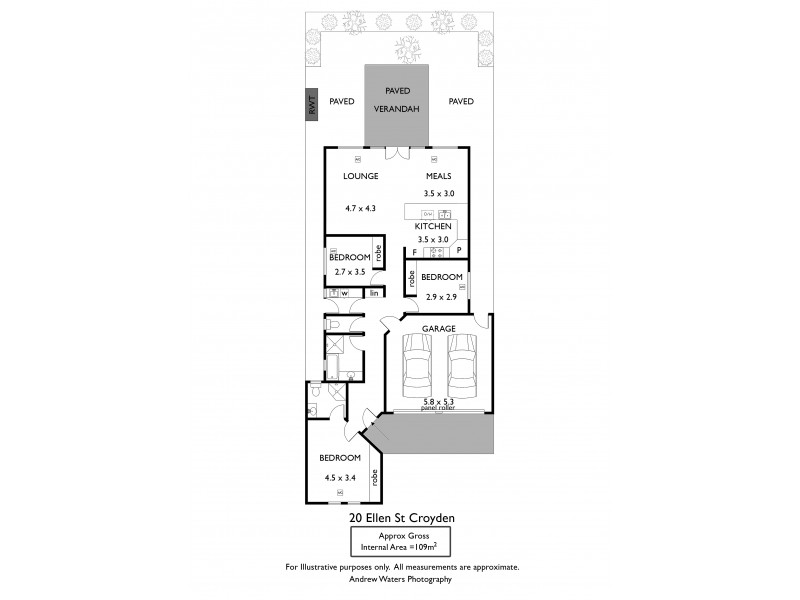 20 Ellen Street, West Croydon SA 5008 Floorplan