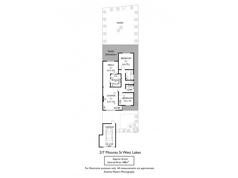 2/7 Moorea Court, West Lakes SA 5021 Floorplan