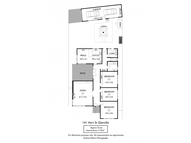 141 Hart Street, Glanville SA 5015 Floorplan