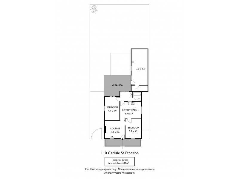 110 Carlisle Street, Glanville SA 5015 Floorplan