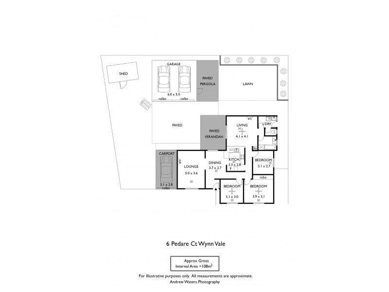6 Pedare Court, Wynn Vale SA 5127 Floorplan