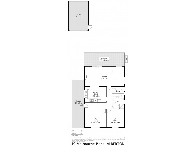 19 Melbourne Place, Alberton SA 5014 Floorplan