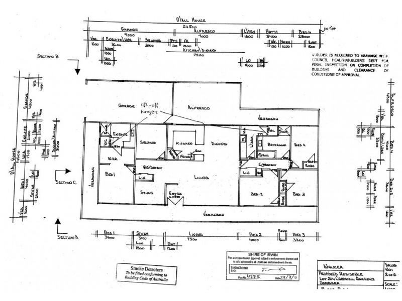 7 Cardwell Gardens, Dongara WA 6525 Floorplan