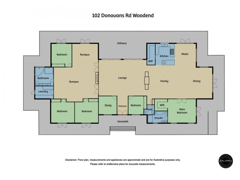 102 Donovans Road, Woodend VIC 3442 Floorplan